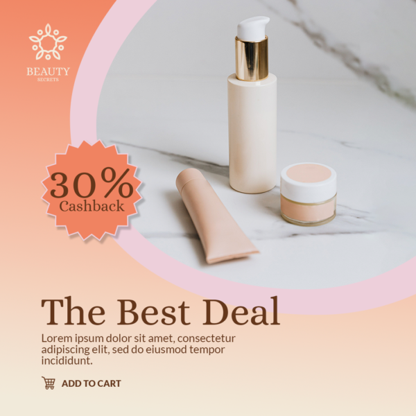 2 Beauty Social Media Template Bundle